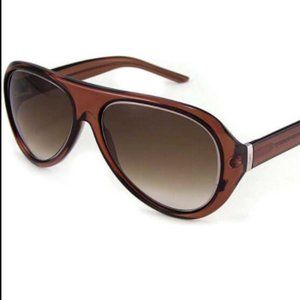BNWT Yves Saint Laurent YSL 2201/S Brown Sunglasses with case and bag